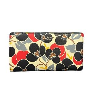 Kate Spade Breezy Floral Slim Bifold Wallet